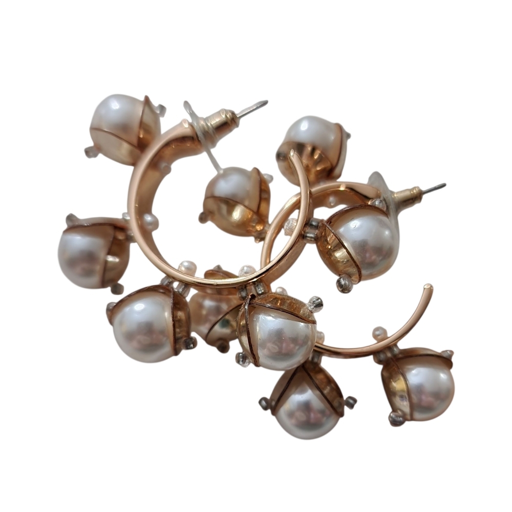 Mignonne Gavigan Mini Delfina Hoops - Picture 2 of 6